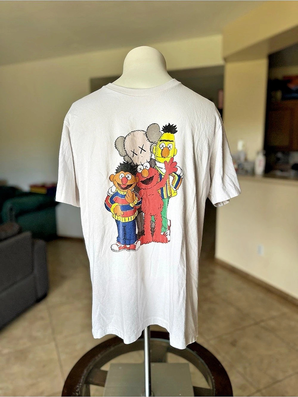Uniqlo x KAWS x Sesame Street Graphic Tee in White